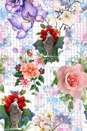 欧美大牌简约印花华亿平台图片