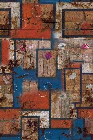 油画花卉印花华亿平台图片