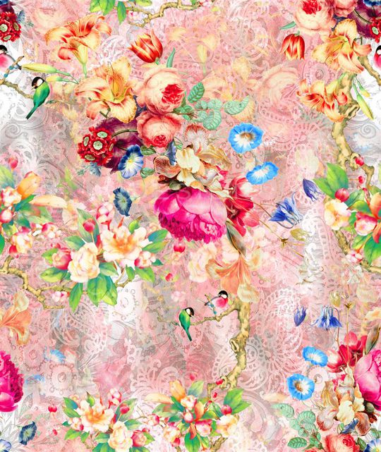 中国风印花华亿平台图片