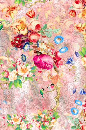 中国风印花华亿平台图片