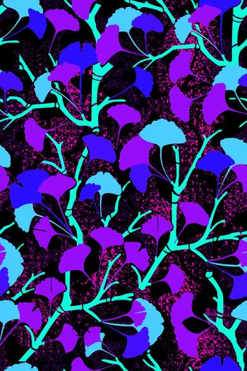 596272-银杏树叶炫彩底纹