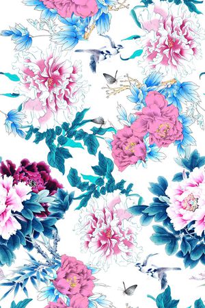 花朵印花华亿平台图片