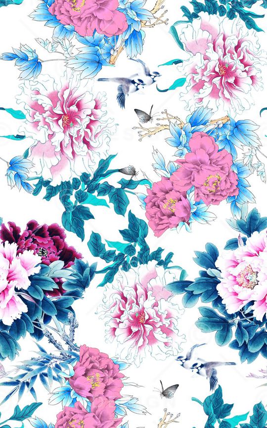 花朵印花华亿平台图片