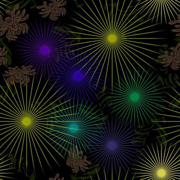 596351-手绘炫光蜘蛛组合