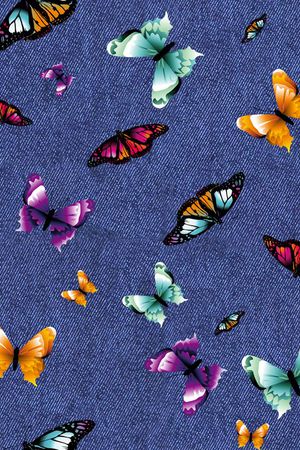 牛仔印花华亿平台图片