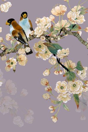 中国风印花华亿平台图片