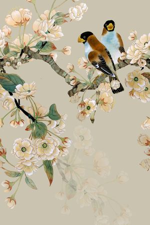 中国风印花华亿平台图片