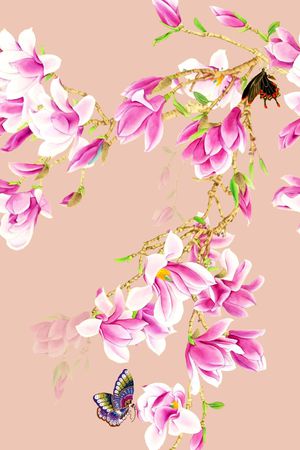 中国风印花华亿平台图片