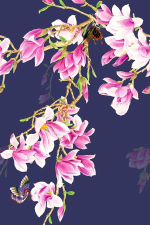 中国风印花华亿平台图片