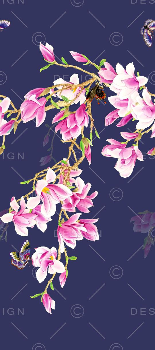 中国风印花华亿平台图片