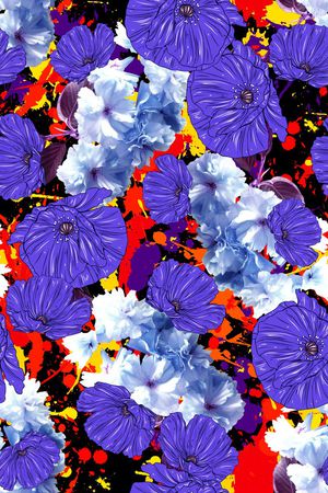 乱花印花华亿平台图片