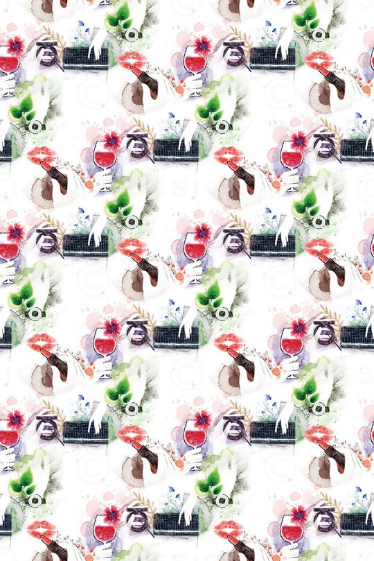 插画印花华亿平台图片