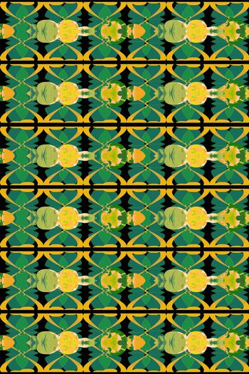 596446-时尚花纹拼接男装