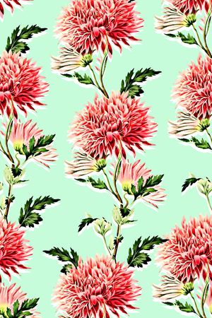 抽象几何清爽梦幻艺术平底立体手绘满版最新高清数码蕾丝民族中国风绣花珠宝肌理时尚潮

流大牌复古欧美风女装外套印花华亿平台图片