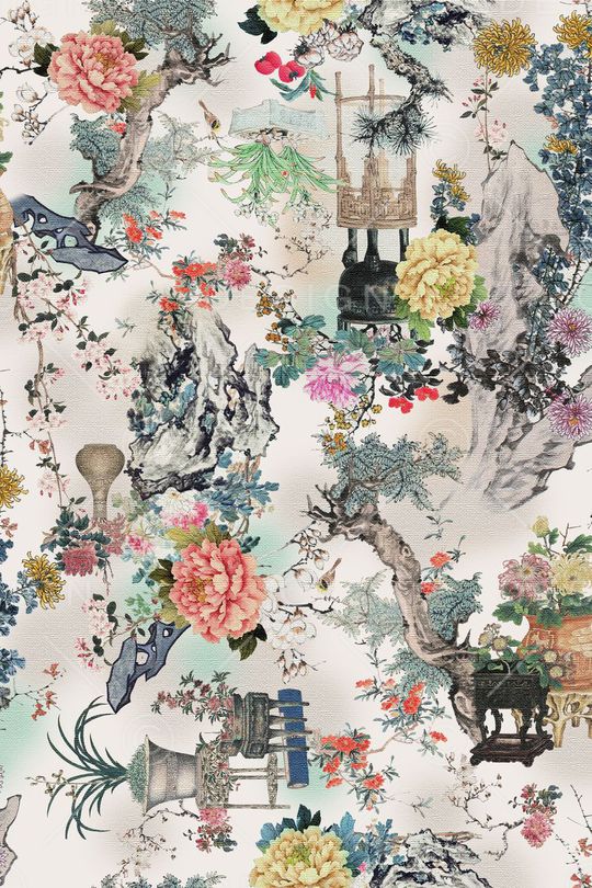 手绘印花华亿平台图片