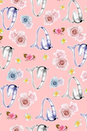 海豚戒指印花华亿平台图片