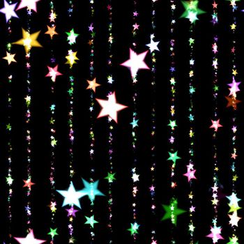 596563-幻彩五角星条纹女装