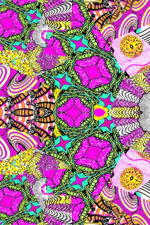 小花卉印花华亿平台图片