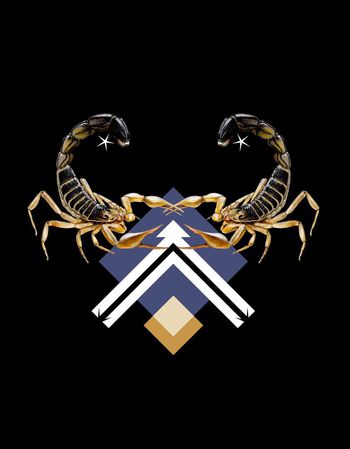 蝎子印花华亿平台图片