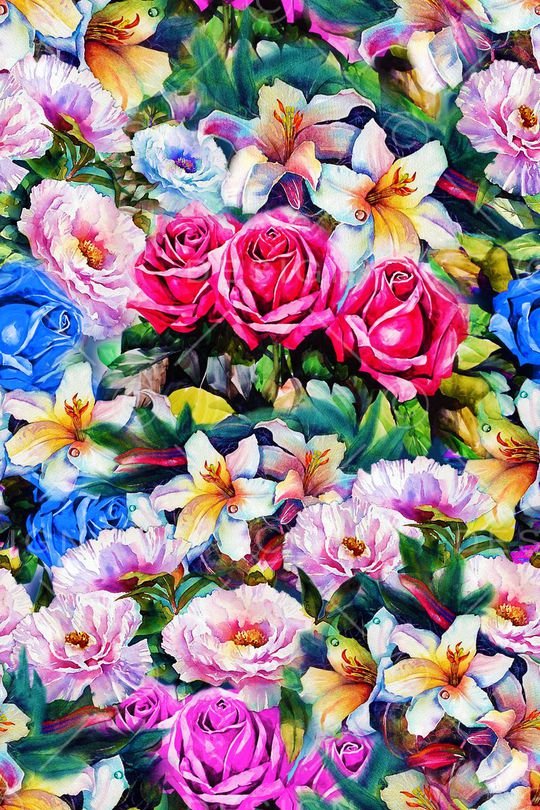 牡丹印花华亿平台图片