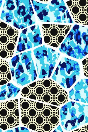 几何印花华亿平台图片