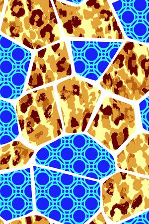 几何印花华亿平台图片