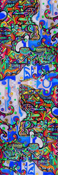 不规则几何印花华亿平台图片