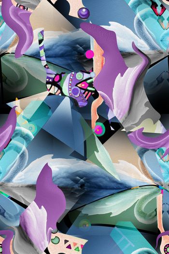 596797-天鹅小丑切割男女装