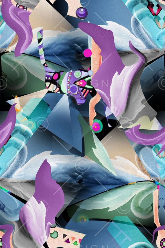 方格印花华亿平台图片