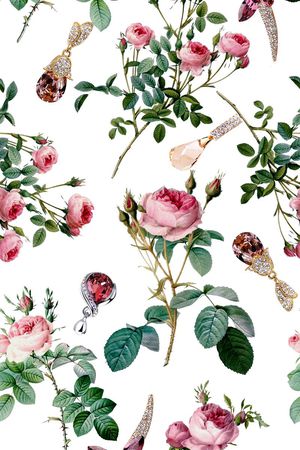 浪漫潮流印花华亿平台图片