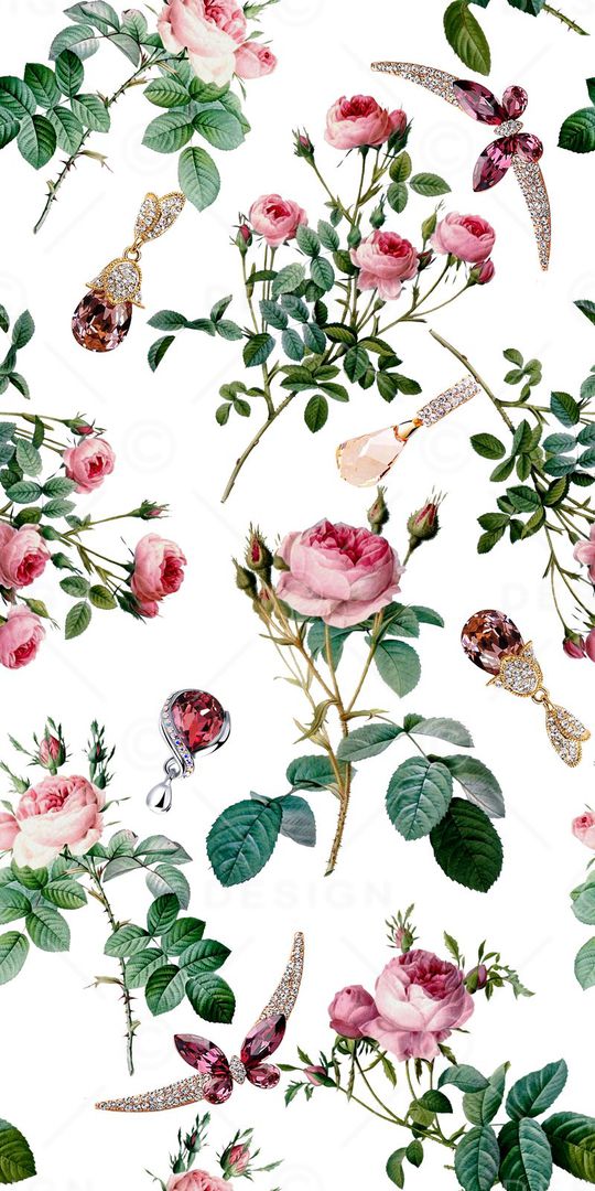 浪漫潮流印花华亿平台图片