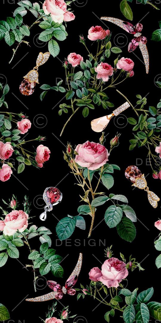 浪漫潮流印花华亿平台图片