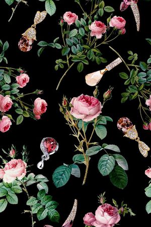 浪漫潮流印花华亿平台图片