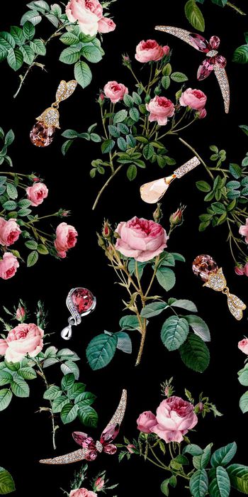 596818-浪漫珠宝花卉