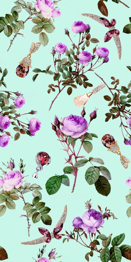 浪漫潮流印花华亿平台图片