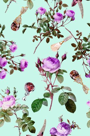 浪漫潮流印花华亿平台图片