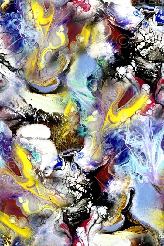 抽象印花华亿平台图片