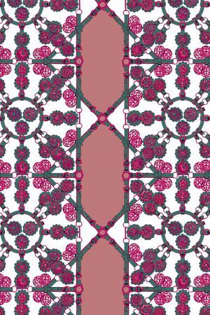 围巾印花华亿平台图片