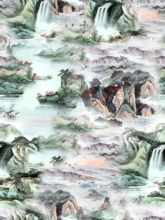 山川印花华亿平台图片