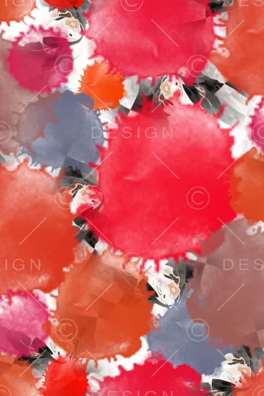 水彩印花华亿平台图片