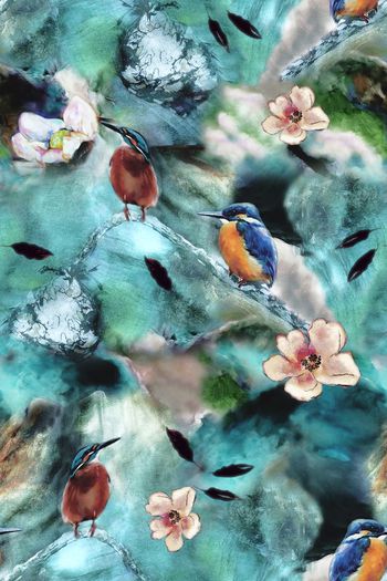 596858-油画花鸟肌理纹样1