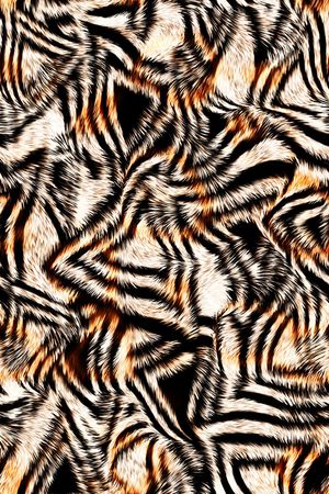 动物纹印花华亿平台图片