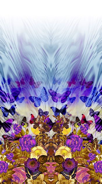 596921-花卉蝴蝶渐变女装定位