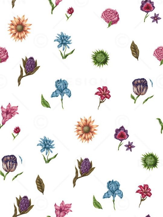 散落印花华亿平台图片