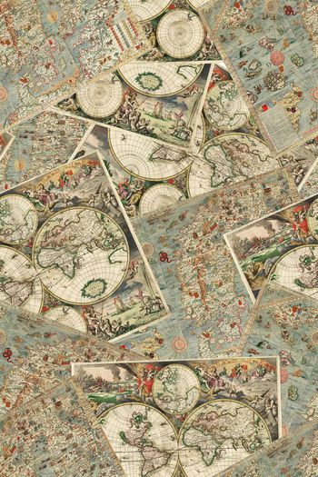 596927-航海地图拼贴