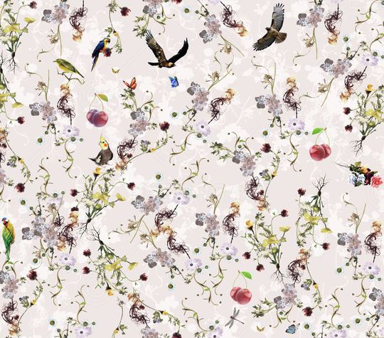 小碎花印花华亿平台图片