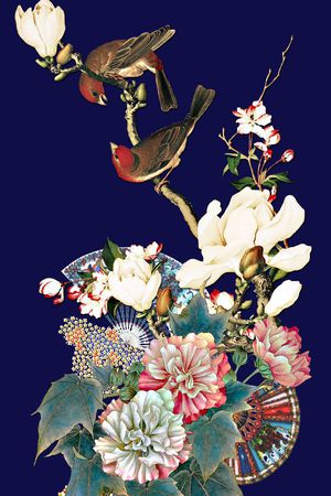 旗袍华亿平台大牌女装印花华亿平台图片