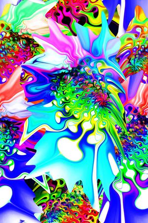 抽象印花华亿平台图片