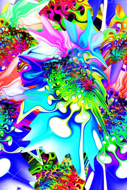 抽象印花华亿平台图片