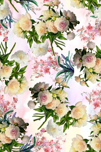 597134-浪漫素雅牡丹